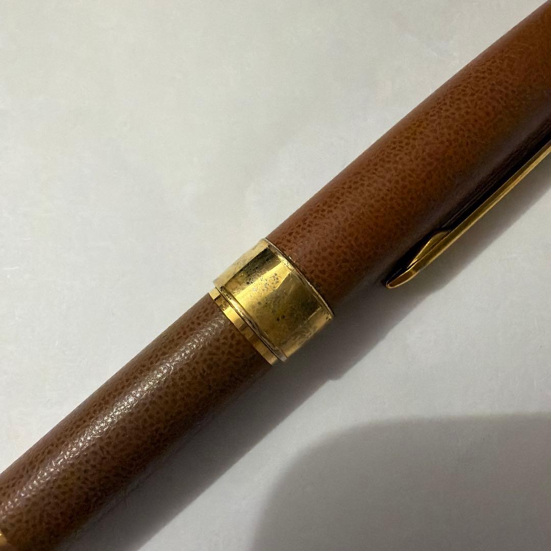 廃盤 Pentel ぺんてる バーバリー ケリー シャーペン 0.5 リベラ 革