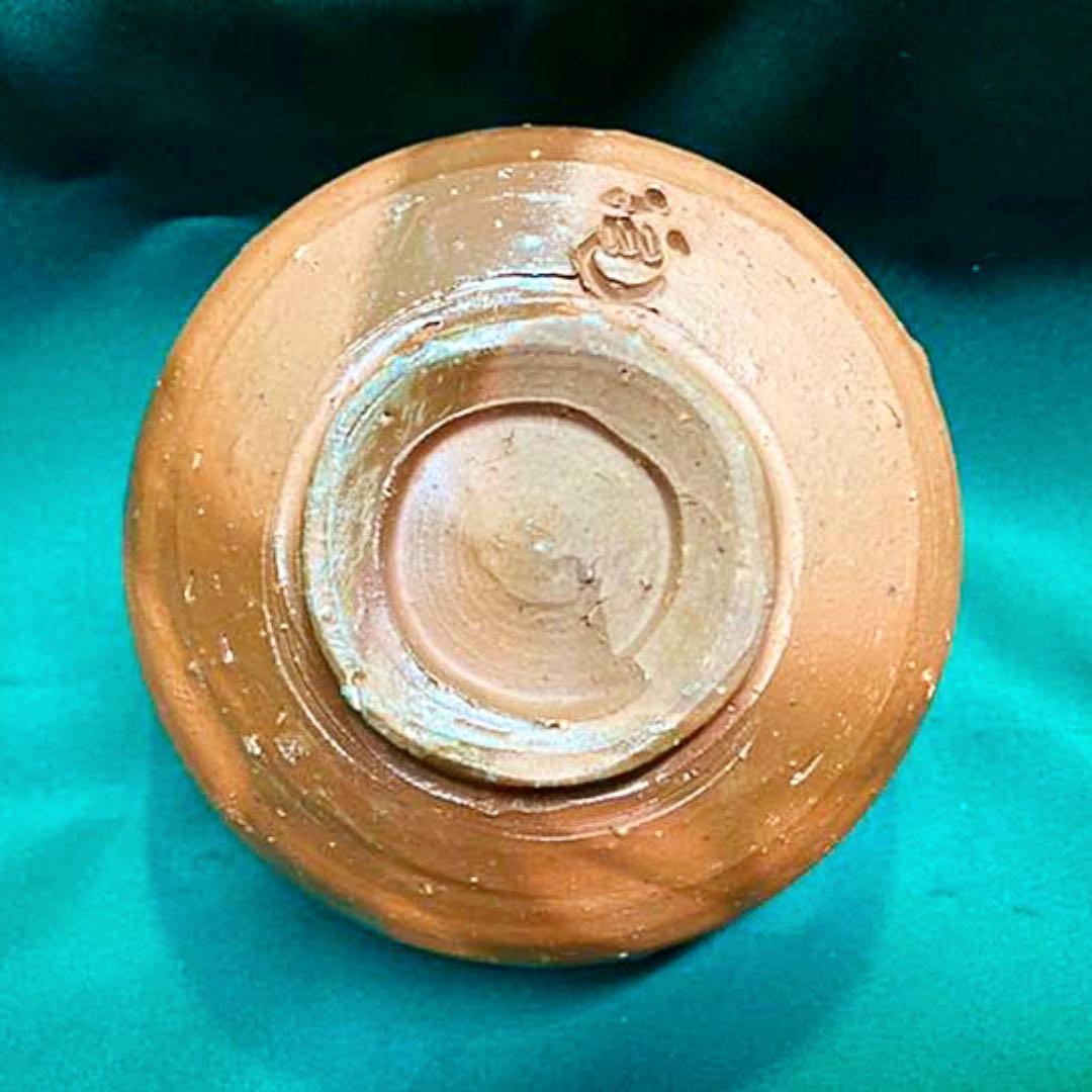 小西陶蔵　備前焼　緋襷　共箱　共布　栞　茶道具