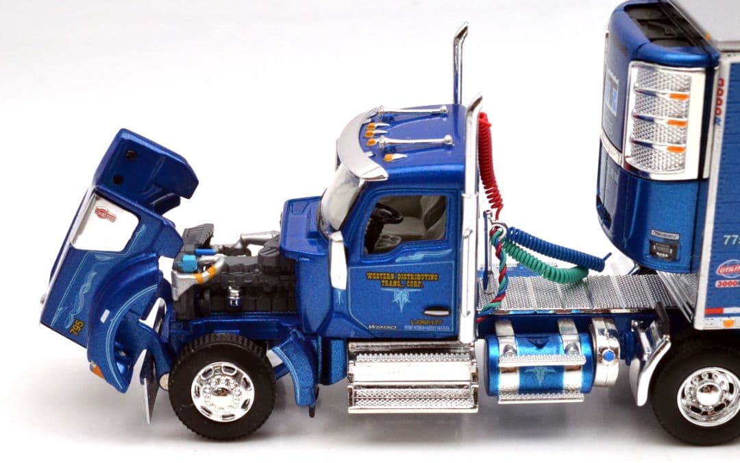 DCP ケンワース W900 ウィズ　53フィート　ユーティリティ・トレーラー