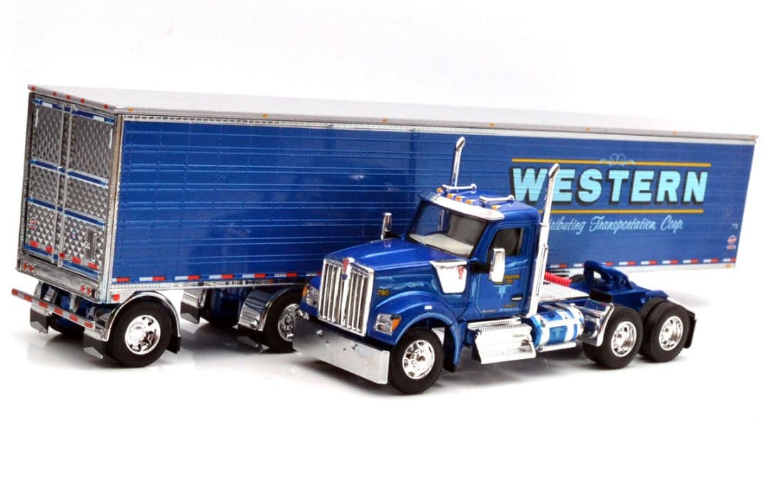 DCP ケンワース W900 ウィズ　53フィート　ユーティリティ・トレーラー