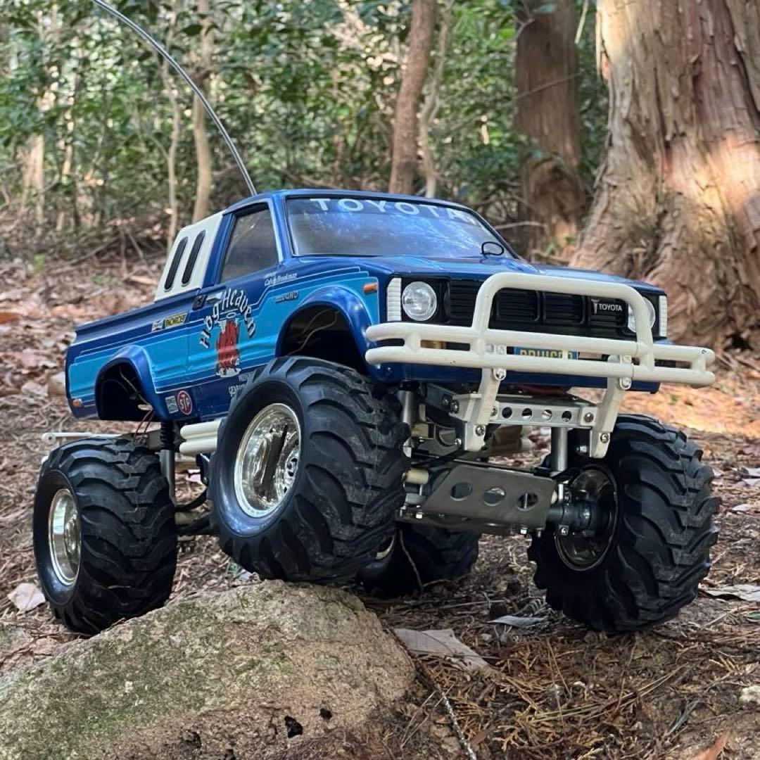 当時物　タミヤ トヨタ ハイラックス4WD ハイリフト（RN36）