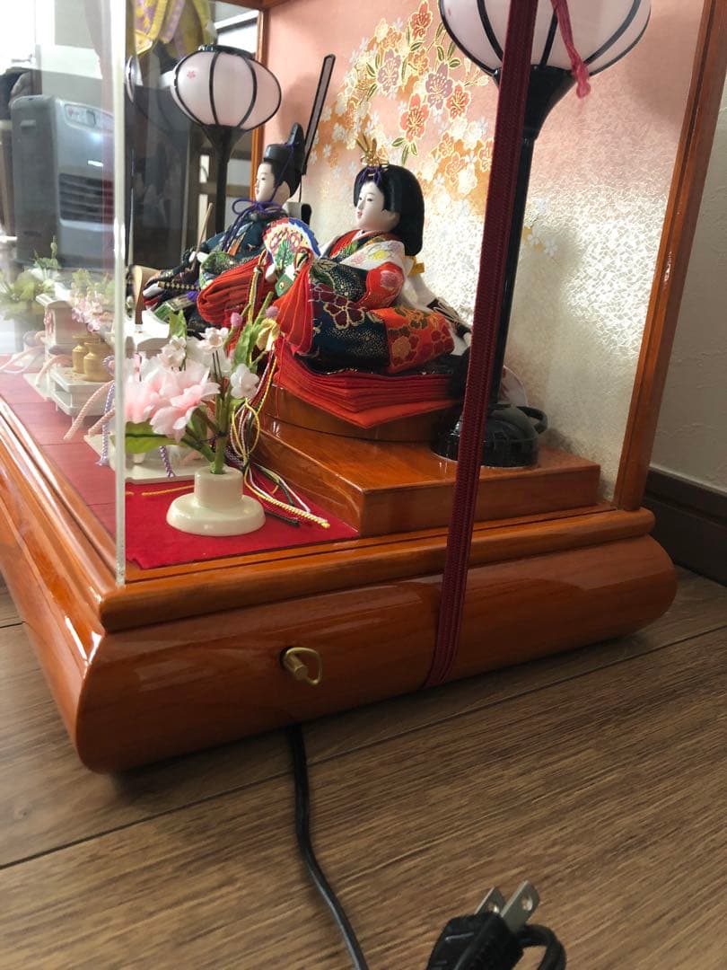 のあちゃん✳︎雛人形 ケース付き