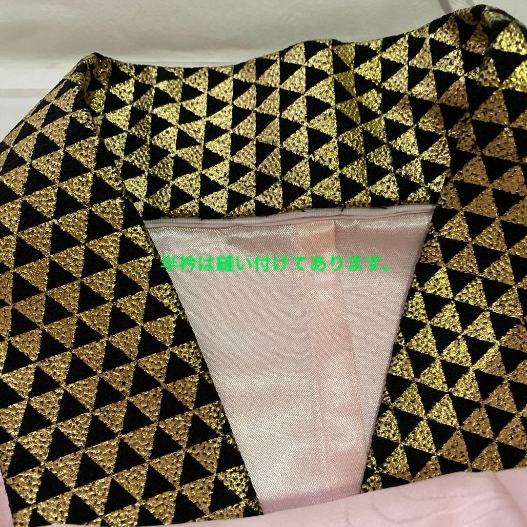 メルカリ市中だけお値下げ　県民共済正絹振袖フルセットグリーン金赤黒　ぽっちゃり