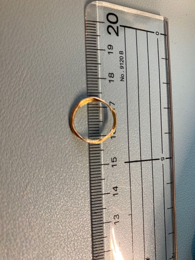 agete（アガット） K18 ピンキーリング