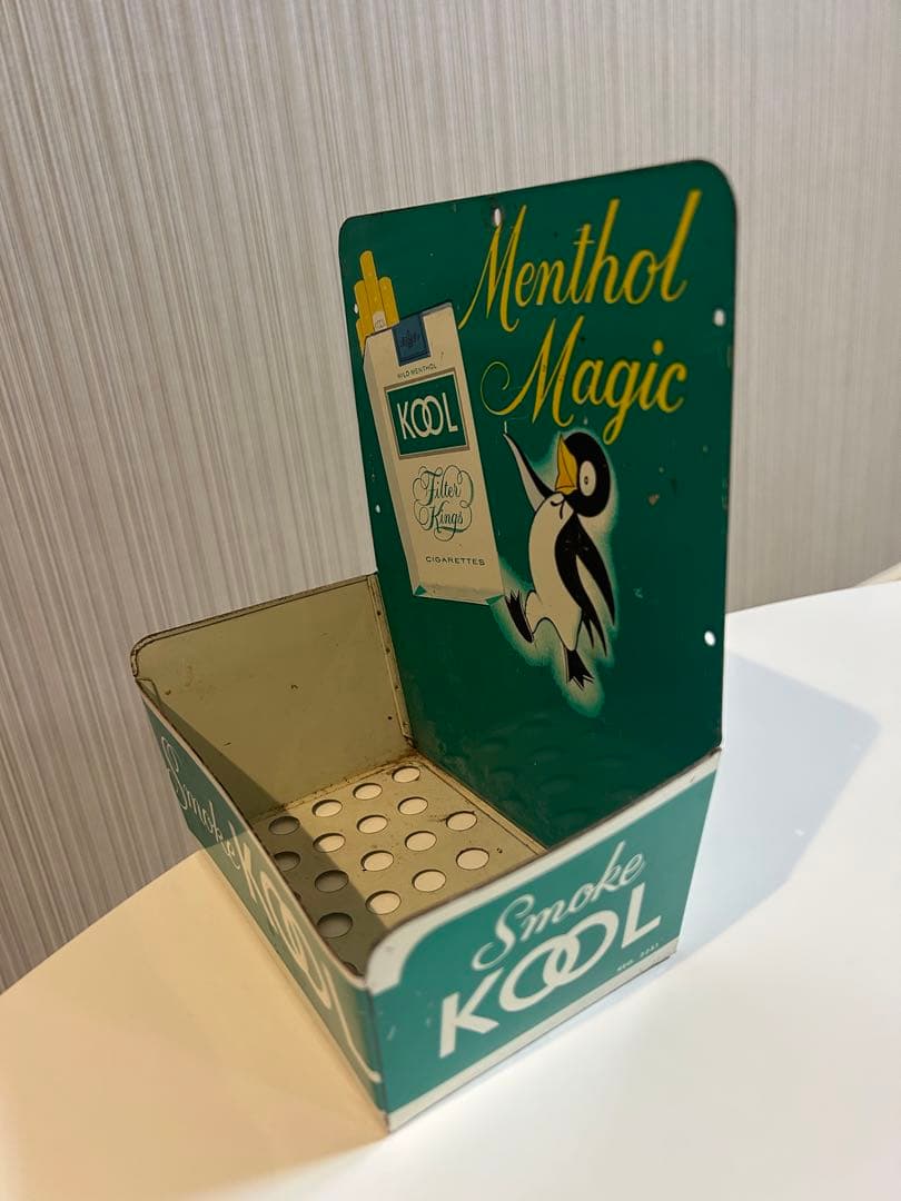 値下げ!!【希少・ヴィンテージ】 Kool タバコディスプレイ ペンギンデザイン