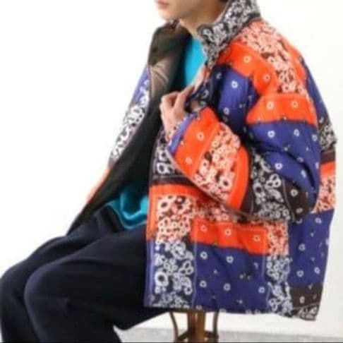 【値下げ価格】NOMA t.d. バンダナ柄 　リバーシブル　アウター