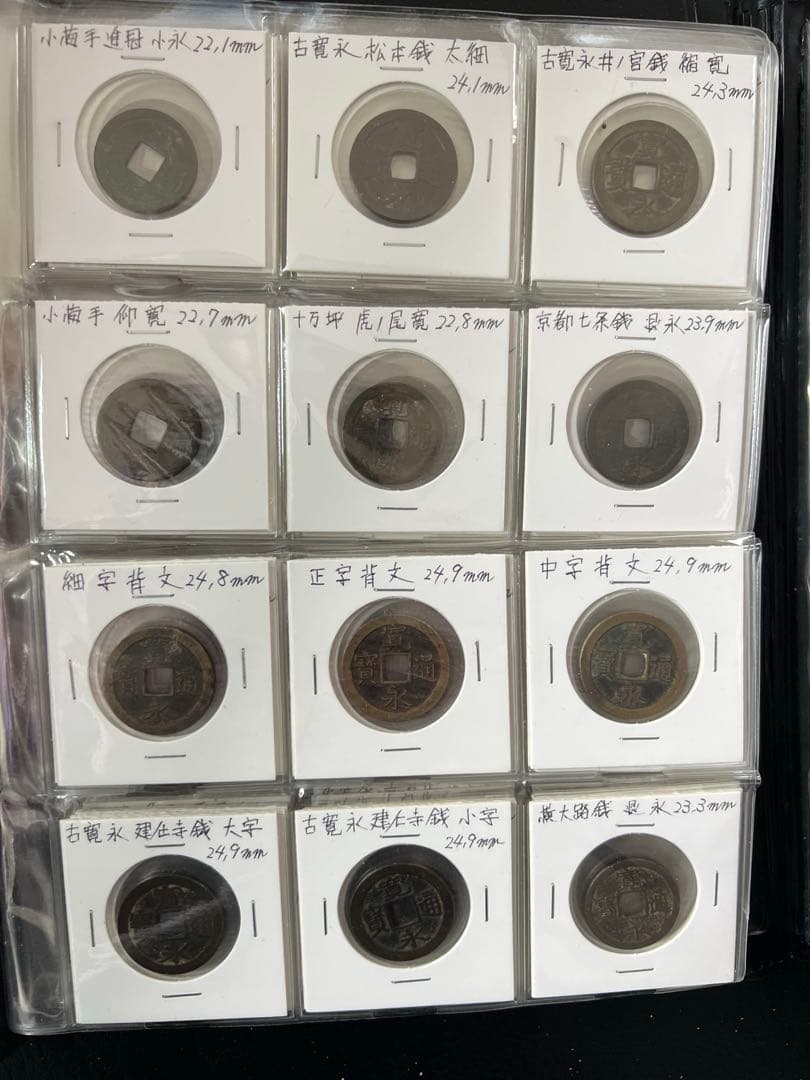 穴銭　寛永銭ブック2冊　128種類他