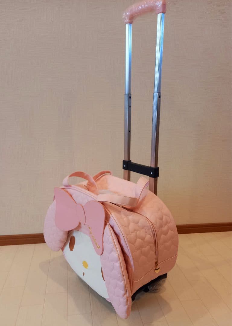 希少　サンリオ　マイメロ ダイカット フェイス　キャリーケース　バッグ　未使用