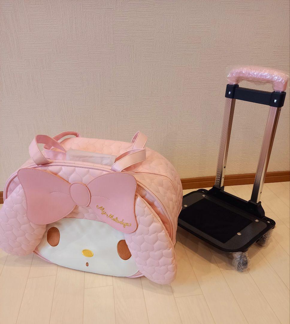 希少　サンリオ　マイメロ ダイカット フェイス　キャリーケース　バッグ　未使用