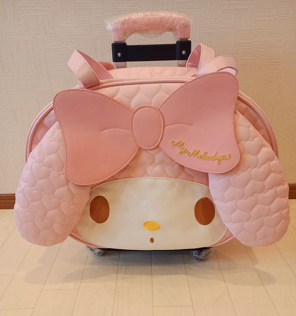 希少　サンリオ　マイメロ ダイカット フェイス　キャリーケース　バッグ　未使用