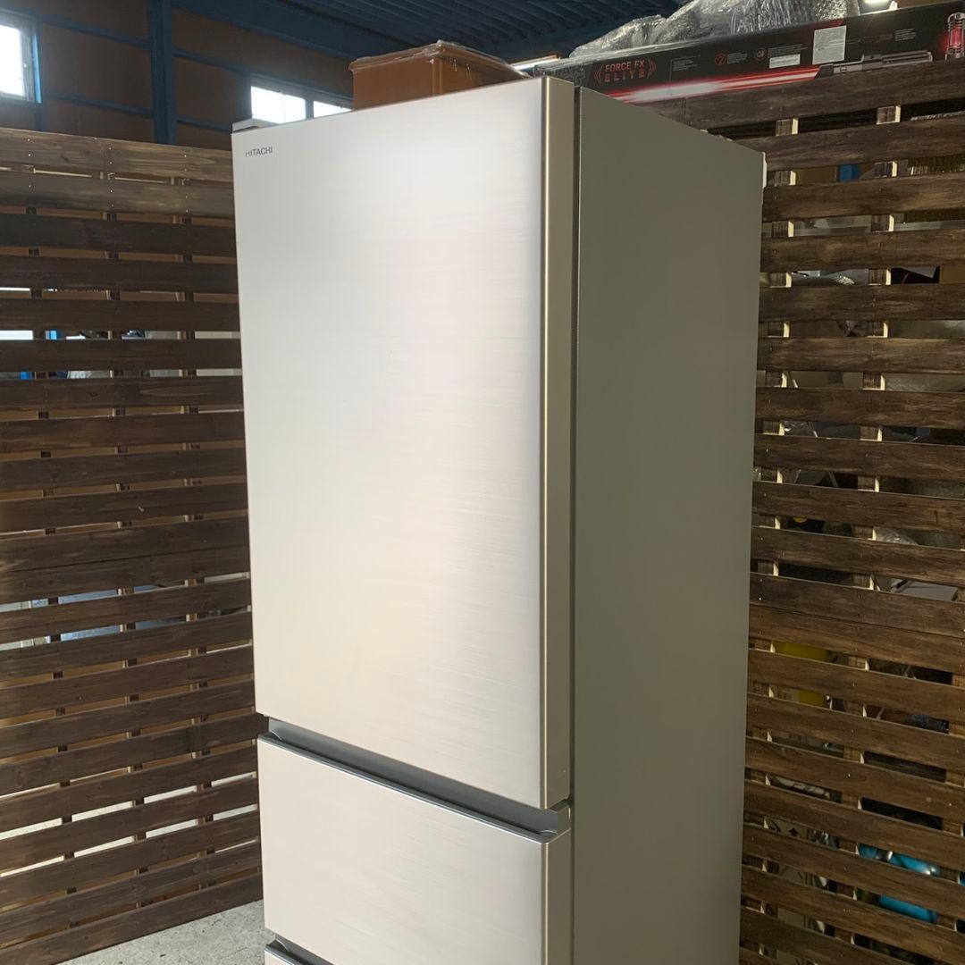 H638\" HITACHI 3ドア 315L 冷蔵庫 R-V32NVL シルバー
