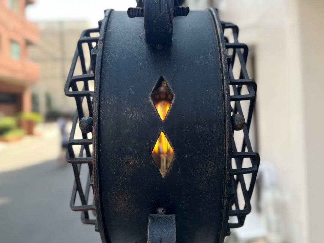 1点モノ☆アンティーク風／フロアランプ／街灯風／スチームパンク／ヴィンテージ風