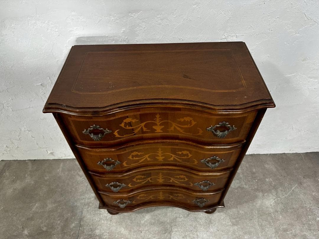 『イタリア製』4段チェスト チェスト サイドボート キャビネット RWche15