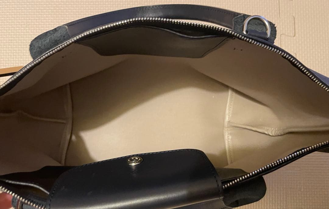 ロンシャン オールレザー シティ2way ネイビー 自立