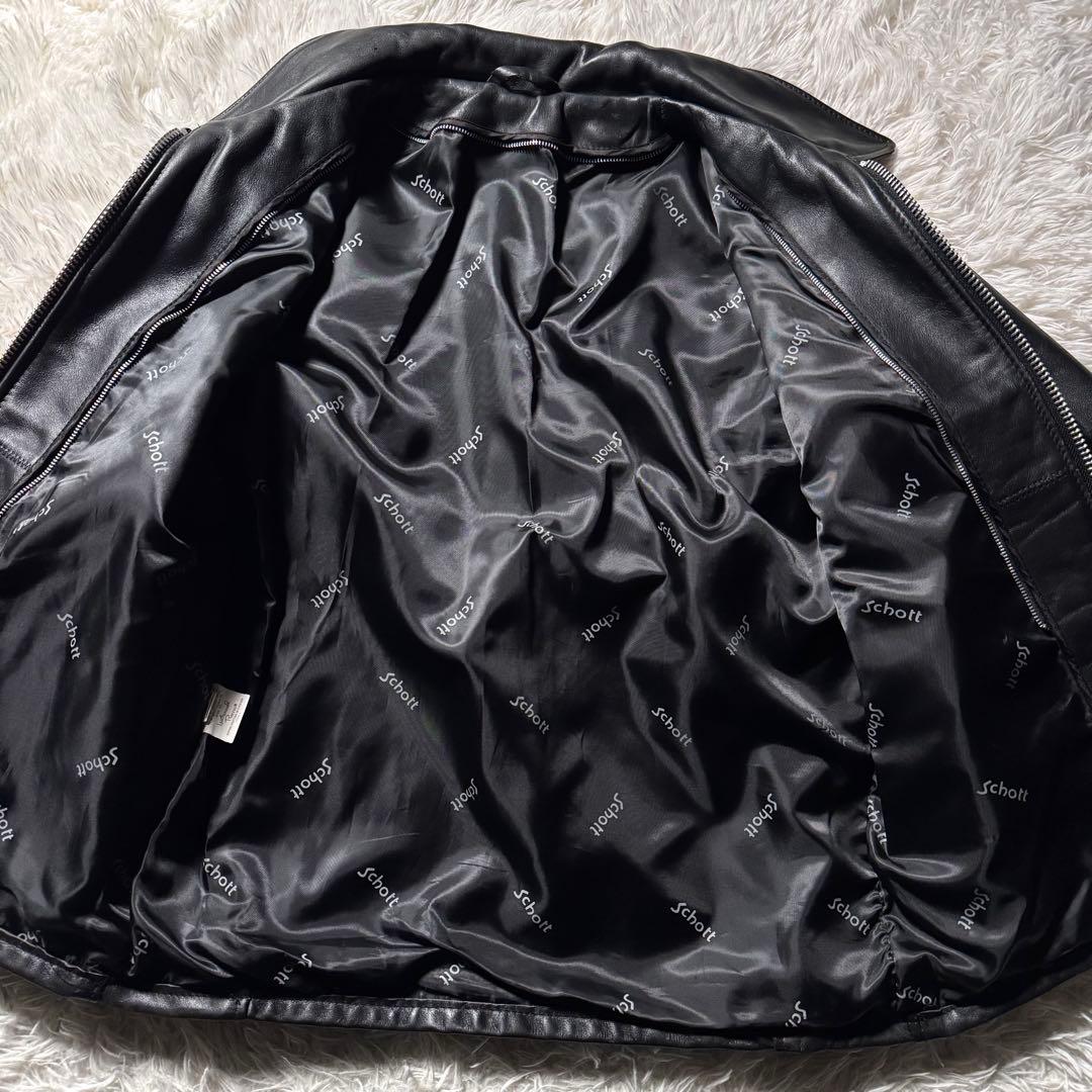 美品/希少✨schott トラッカージャケット　652 本革　ブラック　40