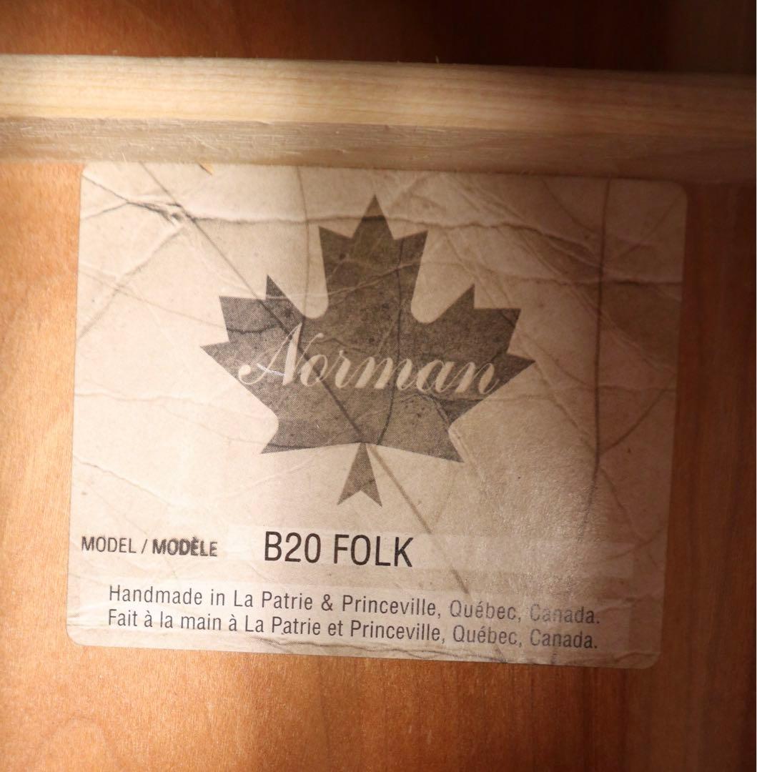 【送料込み】NORMAN B20 FOLK 製　ハンドメイド ギター