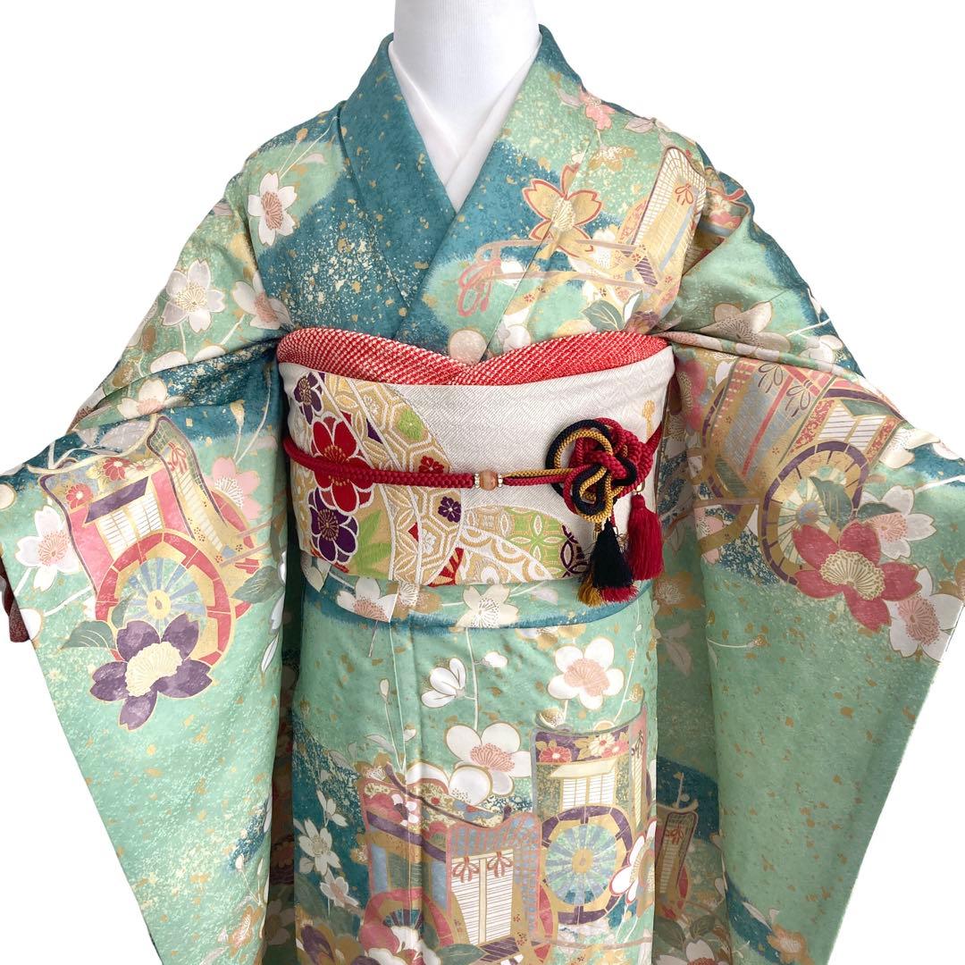 ★ナギサです★™️ 古典柄　振袖5点セット‼️振袖セット フルセット NO63
