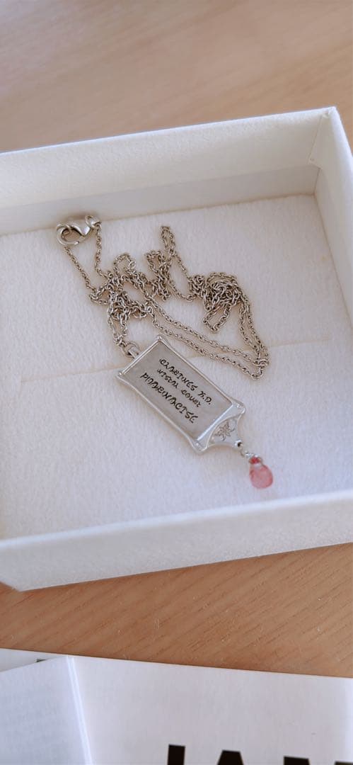 赤髪の白雪姫 白雪　シルバーネックレス