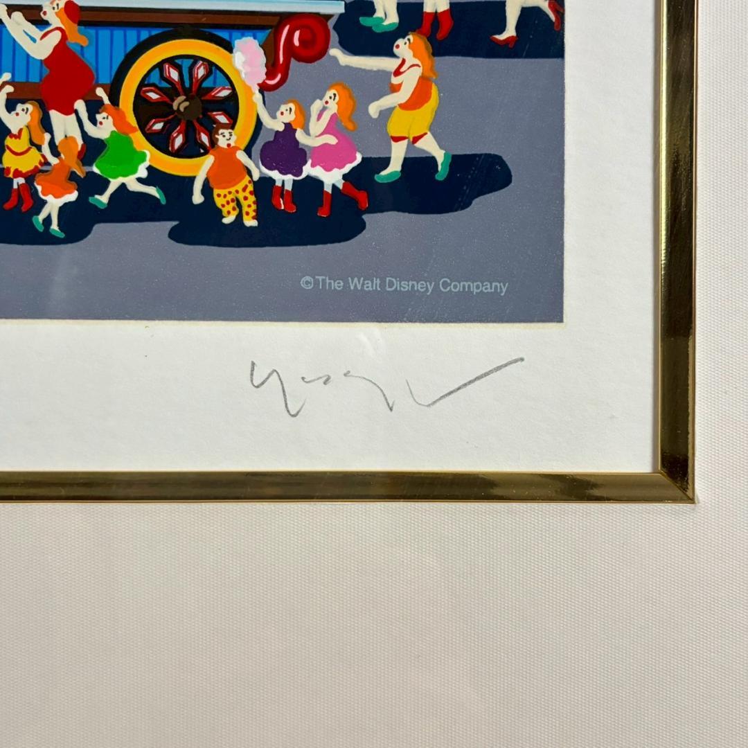 ヒロ・ヤマガタ「クリスタルパレス」大作シルクスクリーン 直筆サイン入 ディズニー