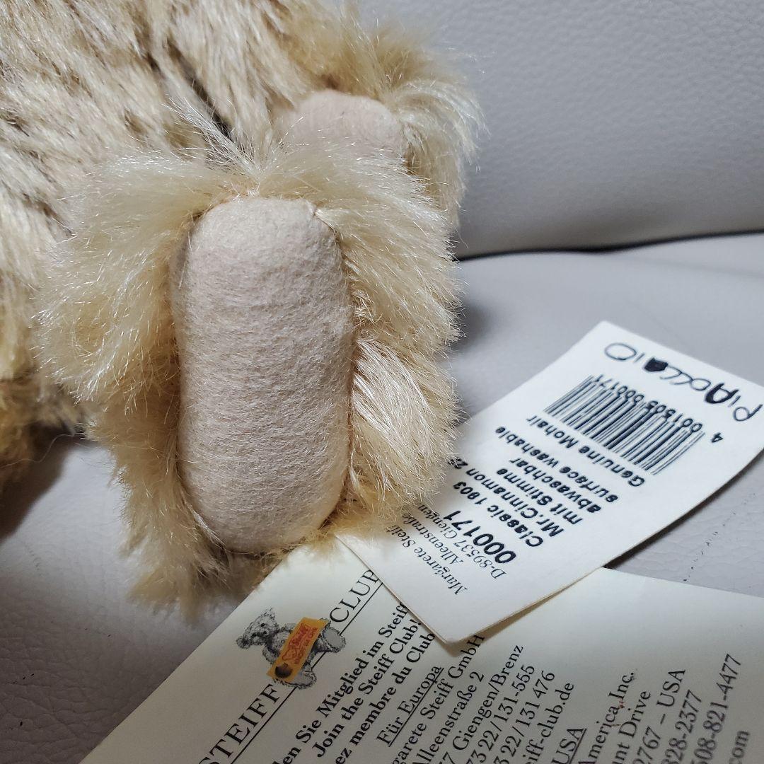 シュタイフ テディベア 1903年 モヘア ぬいぐるみ　ヴィンテージ