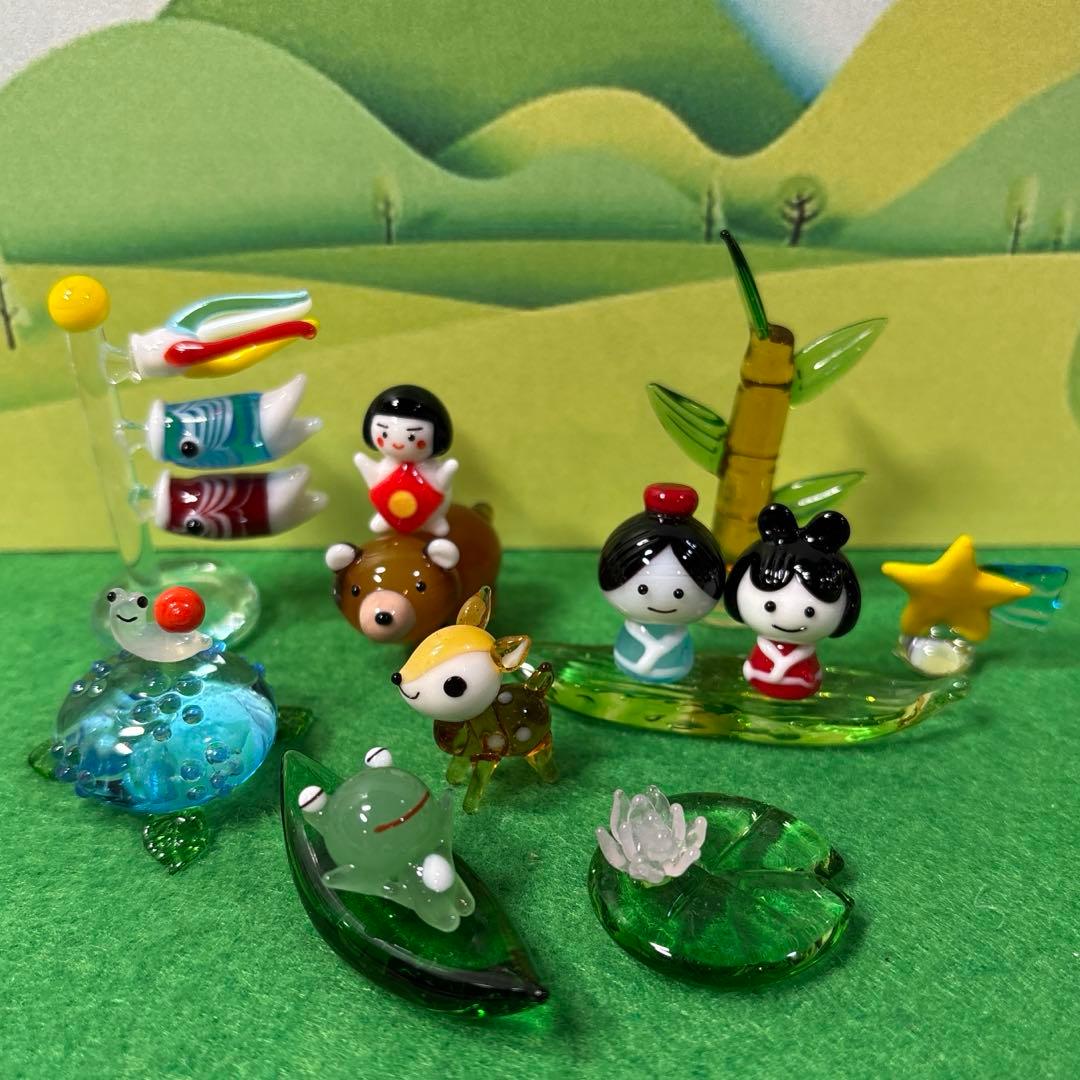 kirimiちゃん　ガラス細工　ミニチュア