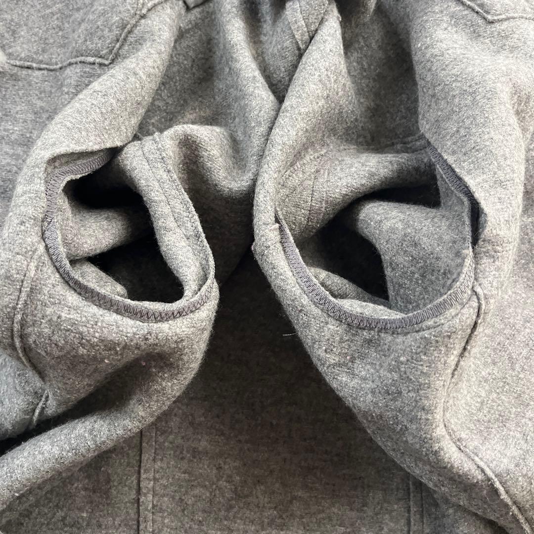 ●23区　ダブル　ロング　チェスターコート　ベルト　女優襟　イタリア製生地