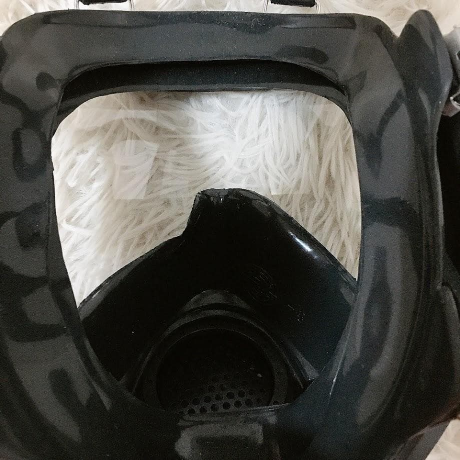 重松 GM164 防毒マスク シゲマツ 直結式 Mサイズ 【中古品】