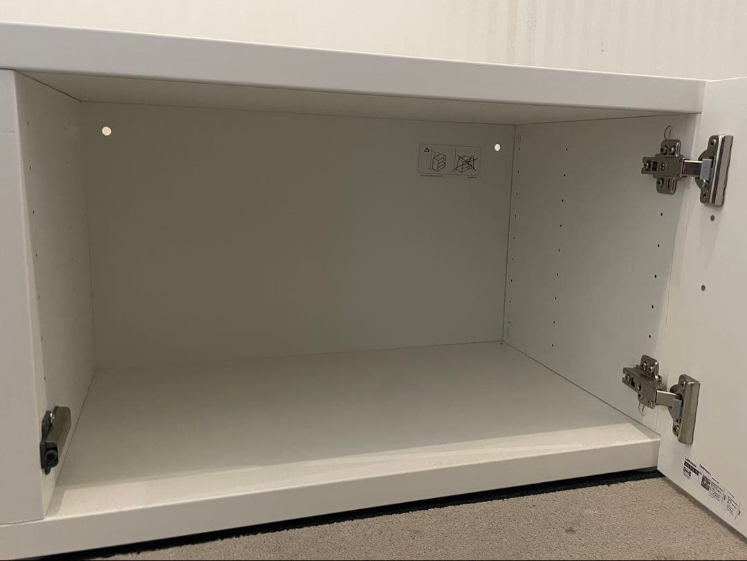 IKEA BESTA（ベストー）テレビ台 ホワイト 120×42×38cm