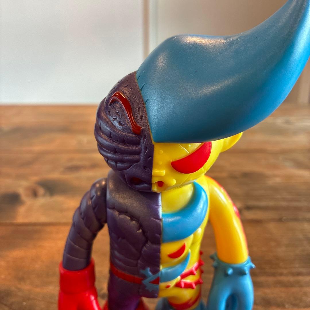 マッドバーバ　リアンズ　リアルヘッド ソフビ （袋・ヘッダー付）ツートンカラー