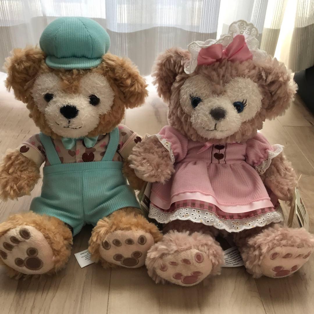香港ディズニー ダッフィ&シェリーメイ ぬいぐるみ 2019年 バレンタイン