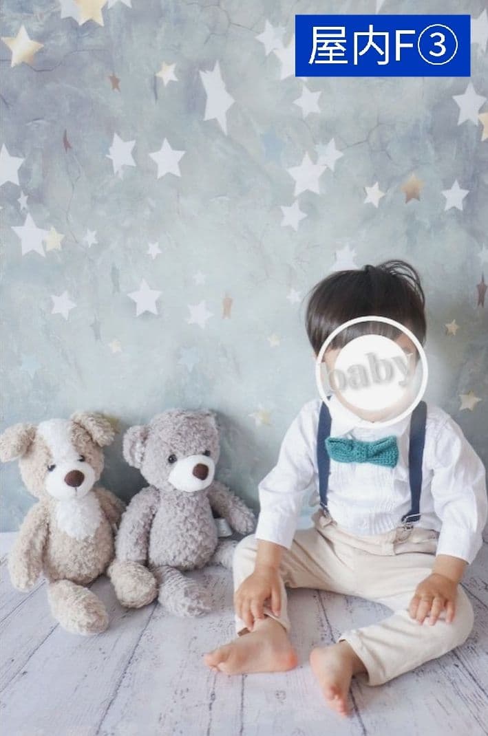 背景布【　スタジオ風　】　サンプル　ニューボーンフォト、ペット、ドール撮影用