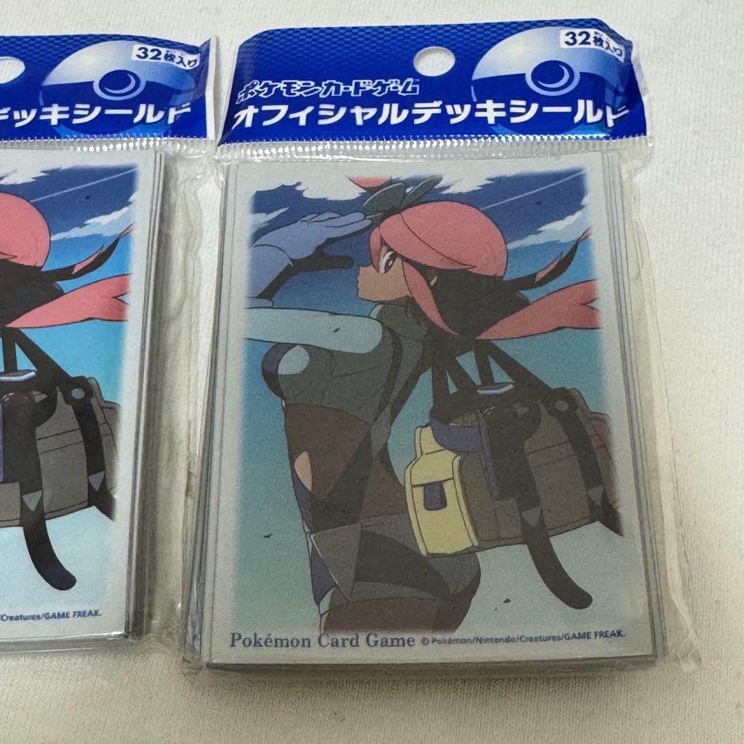 フウロ デッキシールド32枚入×2＋デッキケース 3点セット ポケカ