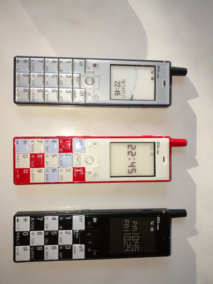 携帯電話　モックアップ　ガラケー