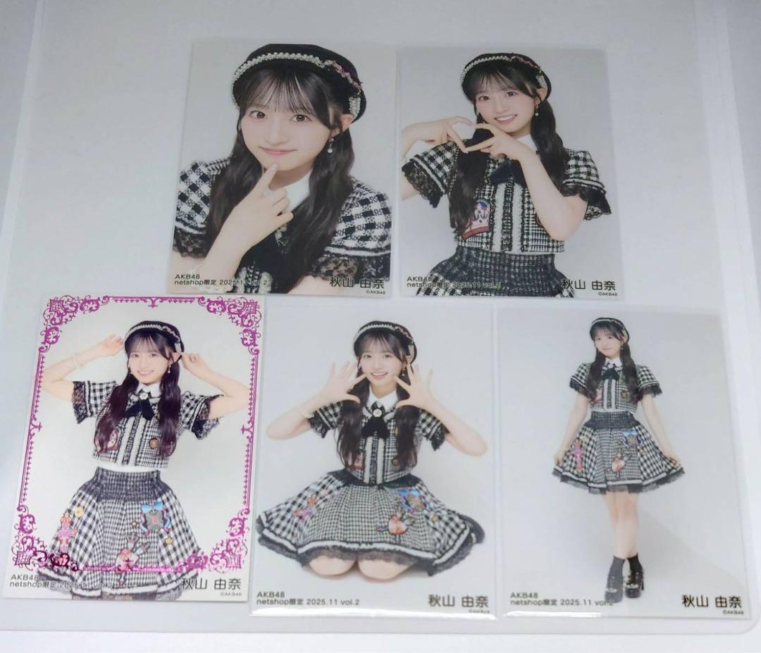 【Y】AKB48 月別 2025年11月 生写真 5種フルコンプセット