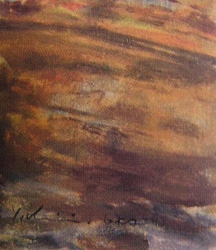 岡義実、『九月のアムステルダム』、希少な画集より、新品高級額