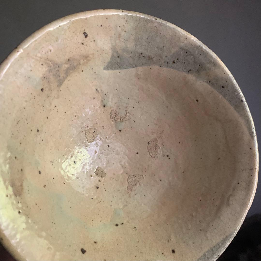 刷毛目 茶碗 無地刷毛目 茶道具 古道具 アンティーク