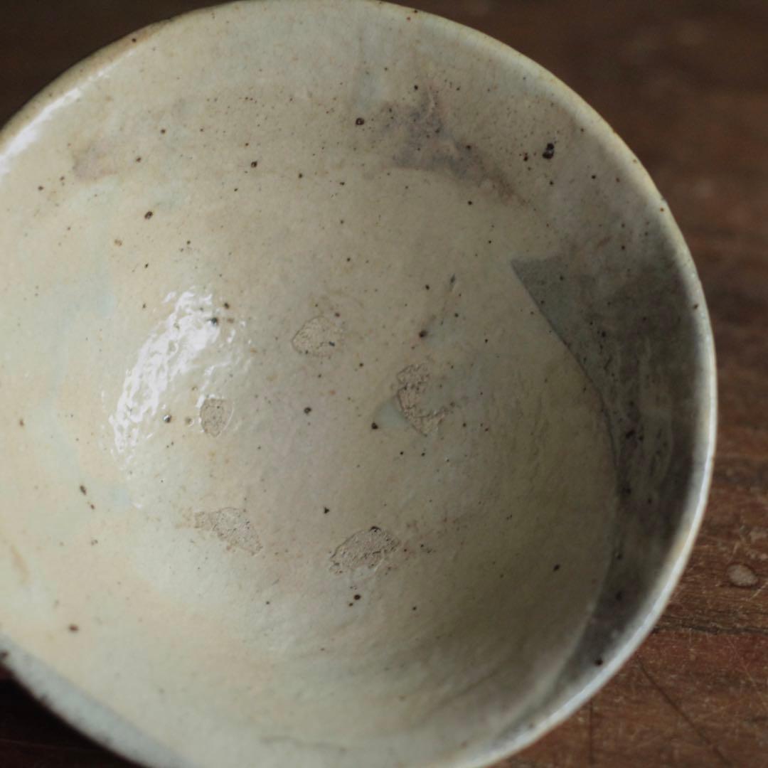 刷毛目 茶碗 無地刷毛目 茶道具 古道具 アンティーク