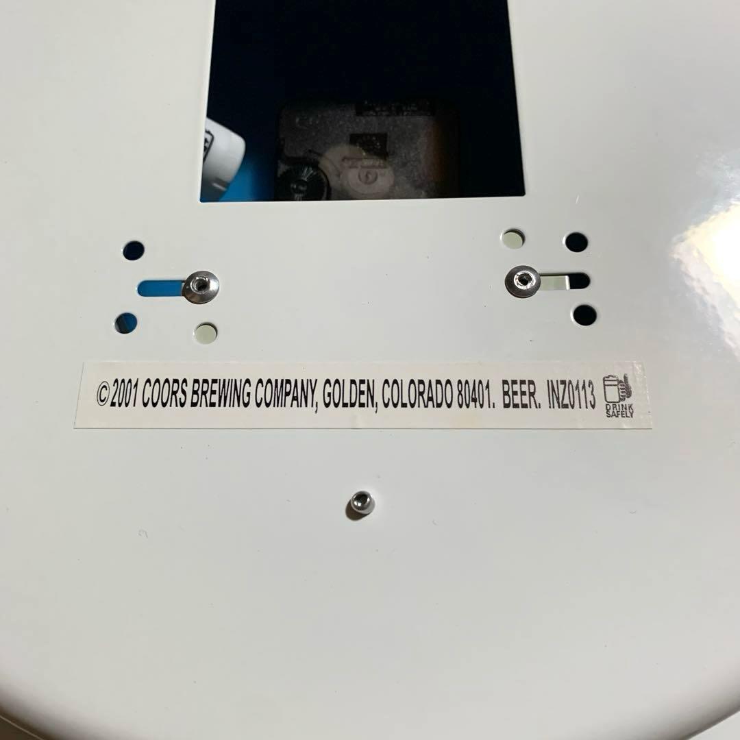 Coors Light クアーズ ネオンクロック　壁掛け時計　　インテリア