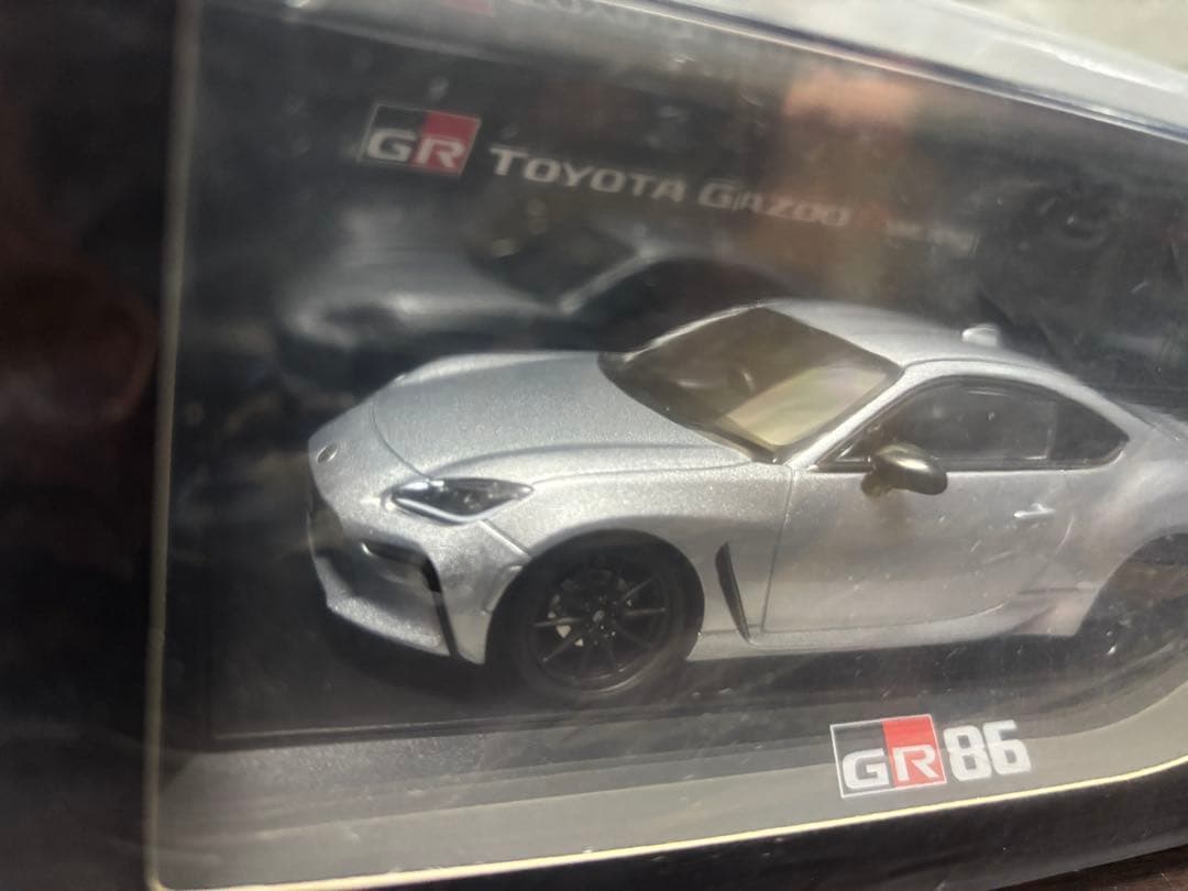 新型GR86 カラーサンプル ミニカー アイスシルバーメタリック シュリンク付