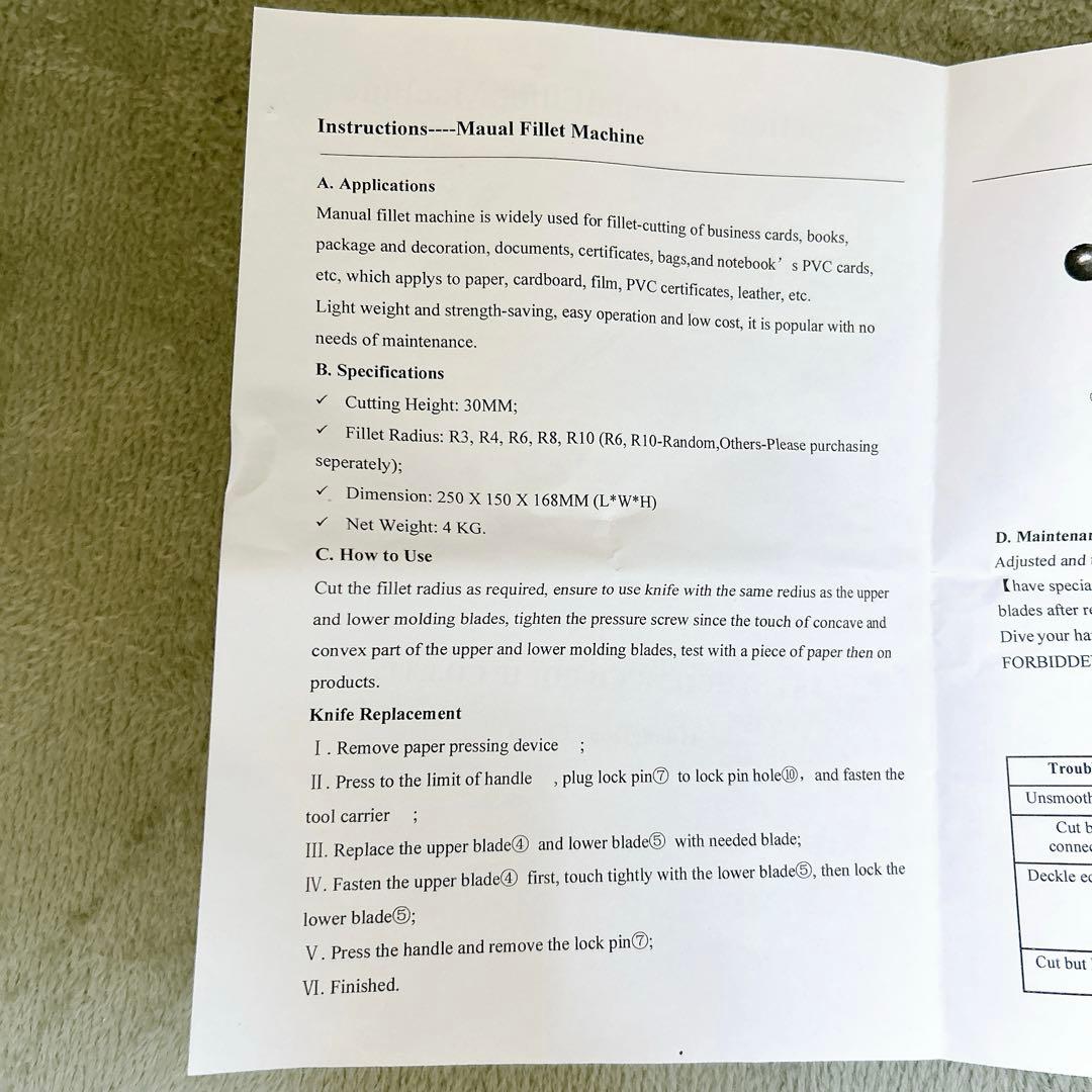 HFS(R) コーナーカッター 角丸 R4 R6 R10 R13 鉄製