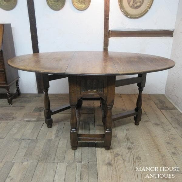 イギリス アンティーク 家具 ゲートレッグテーブル ダイニング 無垢 6745d