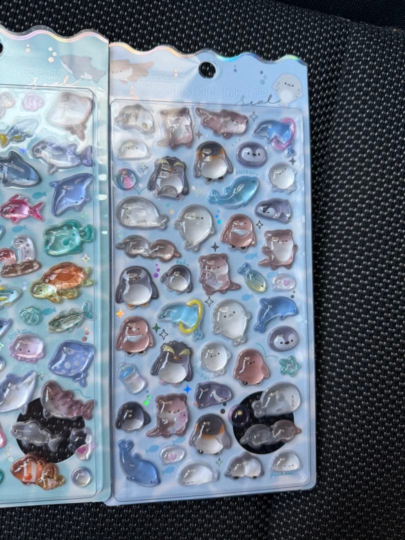 ボンボンドロップシール　4シートセット　水族館限定