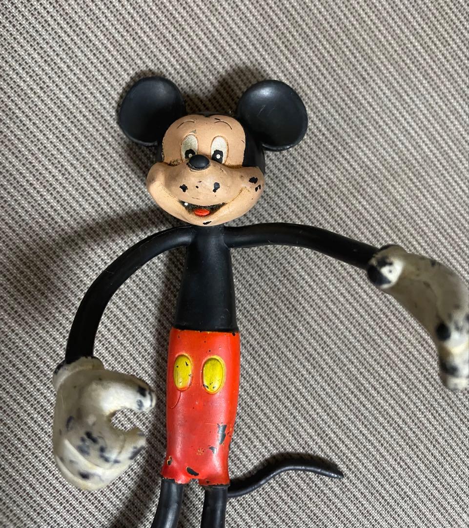 ミッキー　ヴィンテージ感　レア　レトロ　ディズニー　mickey マニア　人形