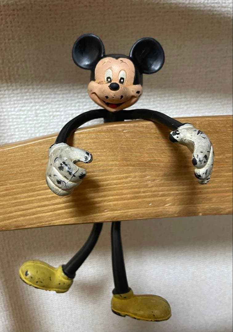 ミッキー　ヴィンテージ感　レア　レトロ　ディズニー　mickey マニア　人形