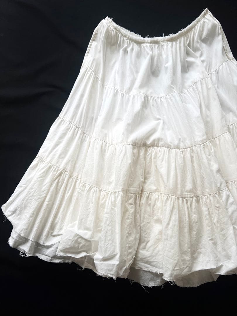 06SS COMME des GARCONS コムコム コットンギャザースカート