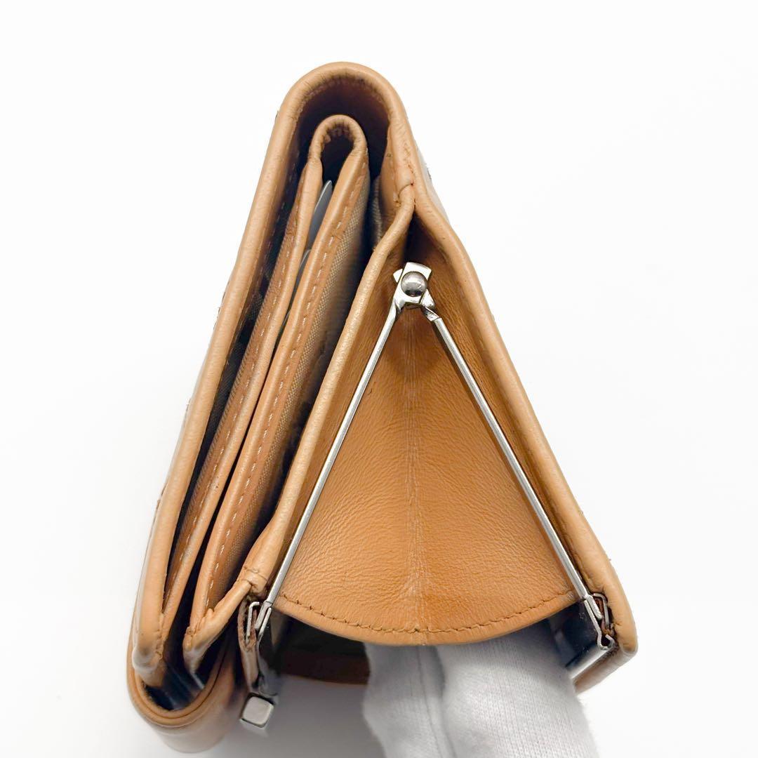 最終価格【美品✨】シャネル 財布 カンボンライン 二つ折 がま口