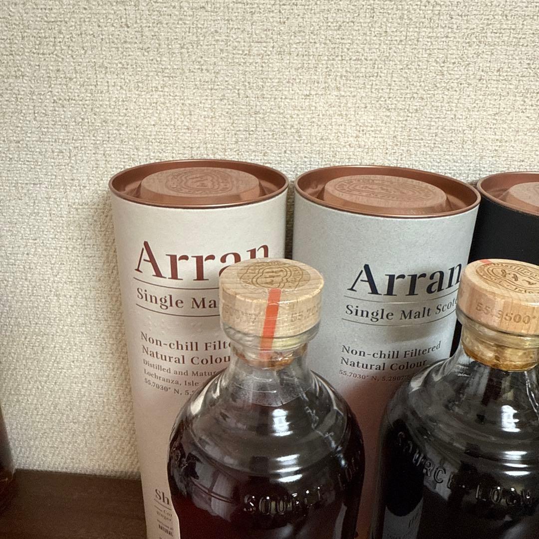 アランArran シングルモルトウイスキー 4本セット