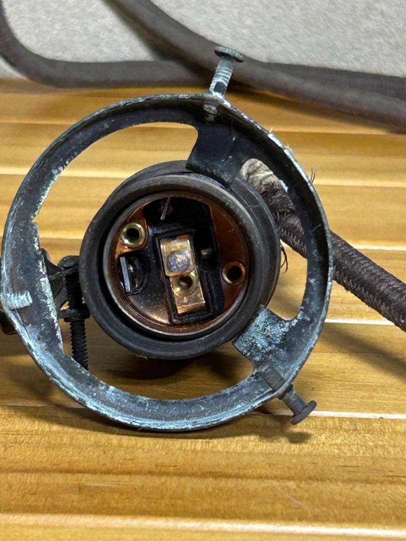 大正ロマン　電笠　乳白ガラス　昭和レトロ　照明　スペースエイジ