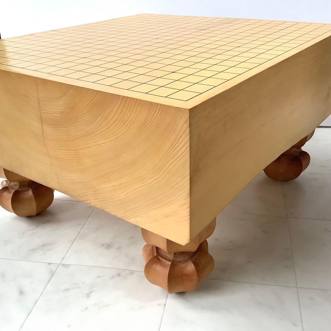 【希少】本榧 碁盤 脚付き 五寸盤 13cm 高級碁盤 美品