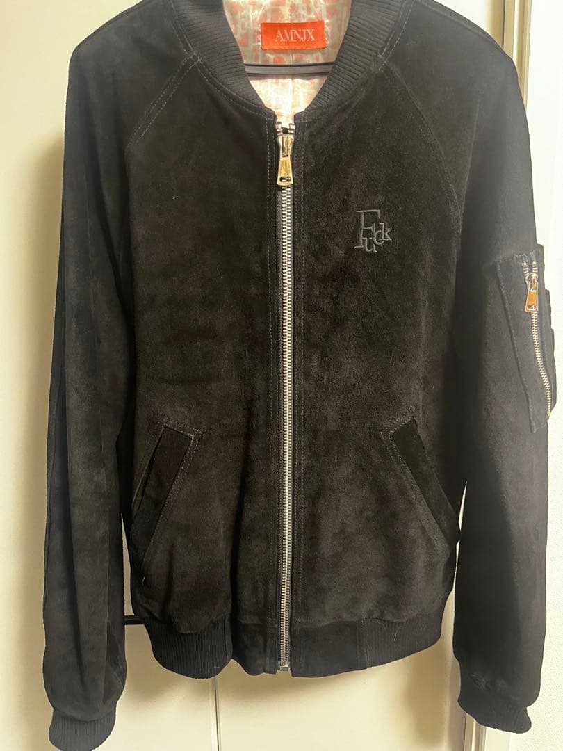 Amnjx 平本蓮　レザージャケット　MA-1